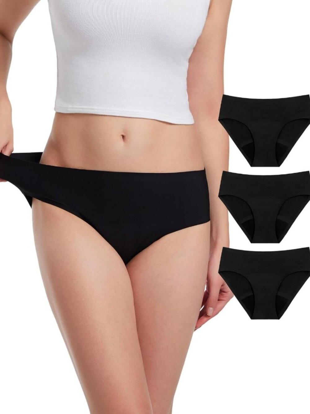 Seamless Heavy Flow Period Panties for Women | Comfortable & Absorbent Underwear